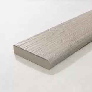 MEBB360D | Bullnose board (plank met afgeronde kant) Driftwood / Smoked Oak 3600x150x32mm