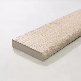 MEBB360L | Bullnose board (plank met afgeronde kant) Limed Oak 3600x150x32mm