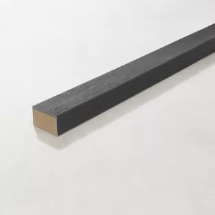 MEUF24R | Millboard® Square Edging Flexible Embered / Burnt Cedar 2400x50x32mm