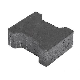 H-Profielsteen 10cm KOMO MP zwart met deklaag  42st/lg Cradle to Cradle Certified® Silver