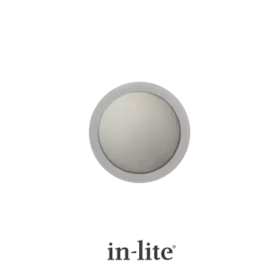 In-Lite Puck 22 LED grondspot 12V - Pearl Grey - Ø 22mm