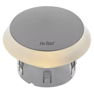 In-Lite Puck LED grondspot 12V - Pearl Grey - Ø 60mm