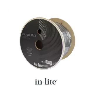 In-Lite Laagspanningskabel type CBL-10/2 12V 2-aderig 120 meter