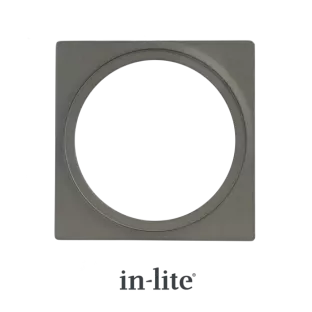 In-Lite PLATE 1 afdekplaat pearl grey geschikt voor Big Flux - Luna