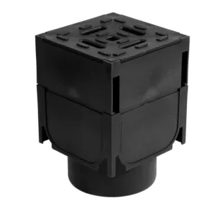 ACO Slotline Zwart Hoekelement