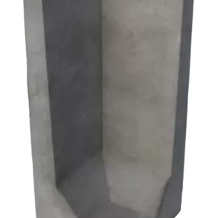 Hoek L-element 100x40x40 Grijs