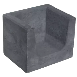 Hoek U-element 40x50x40 Antraciet