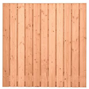 Tuinscherm Douglas, geschaafd, 23-planks (21 + 2) Harz 180 x 180 cm