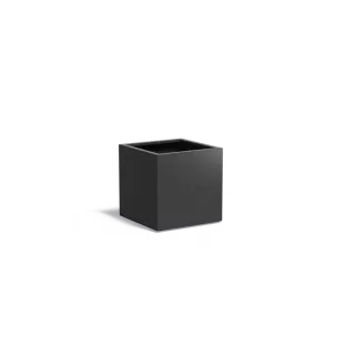 Plantenbak aluminium zwartgrijs 70x70x70cm
