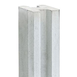 Berton©-E-sleufpaal Vecht wit/grijs 10 x 10 x 180 cm tussenmodel