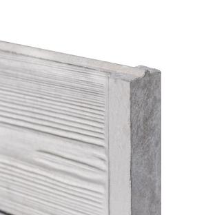 Berton©-motiefplaat smal wit/grijs H26 x D4,8 x L184 cm rabat-houtmotief