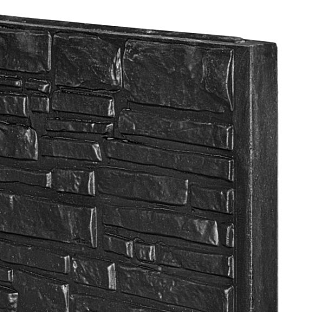 Berton©-motiefplaat smal, antraciet gecoat H36 x D4,8 x L184 cm romeins motief