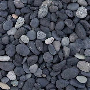 Beach pebbles zwart 5-8mm Minibag 0,5m3 | 900KG