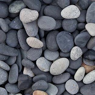 Beach pebbles zwart 8-16mm Midibag 0,7m3 | 1250KG