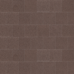 ExcluKera 20x20x6 cm KOMO bruin met deklaag