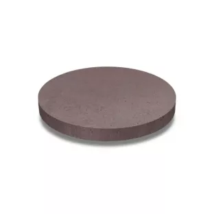 Oud hollandse tegel rond 100x100x7 taupe