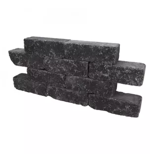 Catrock Getrommeld 31x11,5x10 cm Nero