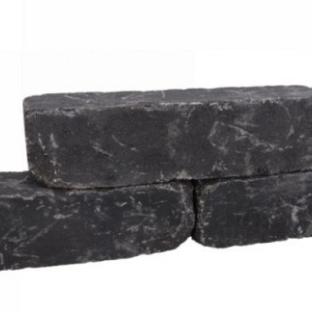 Linia Excellence Getrommeld 12x12x60 cm Nero