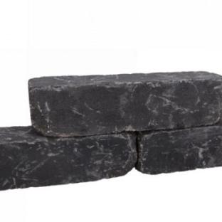Linia Excellence Getrommeld 15x15x30 cm Nero