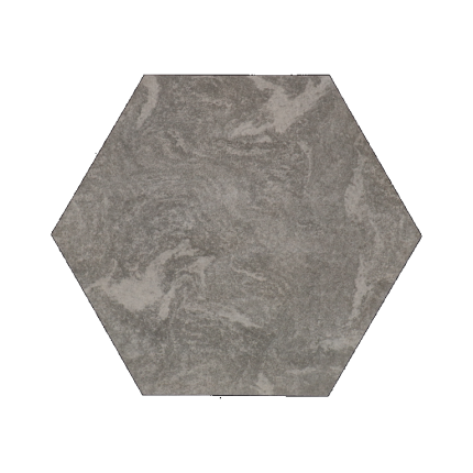 Staptegel Hexagons Ø60x52x2 Grigioni
