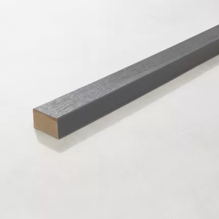 MEUF24Y | Millboard® Square Edging Flexible Ebony Grey 2400x50x32mm