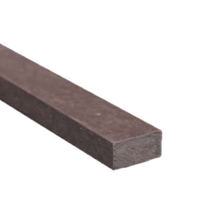 Art. 028 | Onderliggers gerecycled kunststof Onderligger Bruin 2800X80X40mm