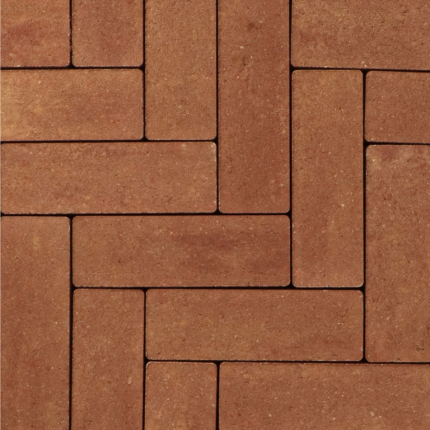 Strackstone+ Dikformaat 21x7x8cm vlak wijnrood/oker genuanceerd