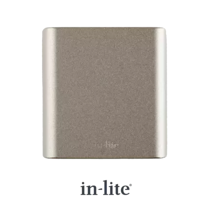In-Lite Ace Down Wall 100-230V - Rosé Silver