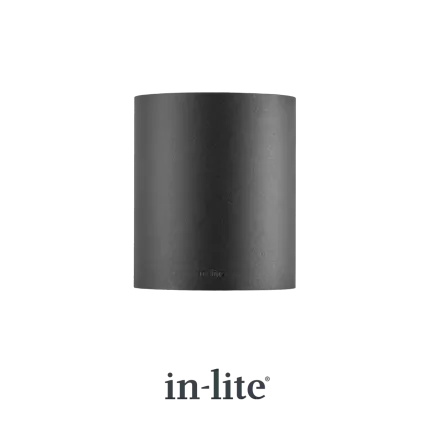 In-Lite Halo Down Wall 12v - Black