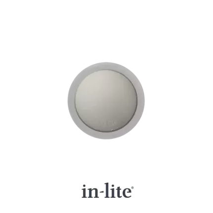 In-Lite Puck 22 LED grondspot 12V - Pearl Grey - Ø 22mm