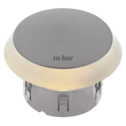 In-Lite Puck LED grondspot 12V - Pearl Grey - Ø 60mm