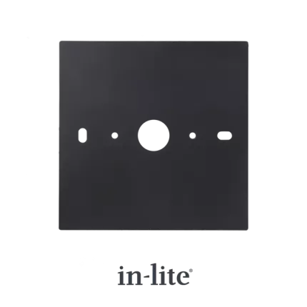 In-Lite Evo Wall Mount afdek/montageplaat voor Evo Down Wall 230V Dark