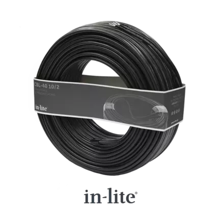 In-Lite Laagspanningskabel type CBL-10/2 12V 2-aderig 40 meter