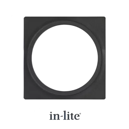 In-Lite PLATE 1 afdekplaat black geschikt voor Big Flux - Luna