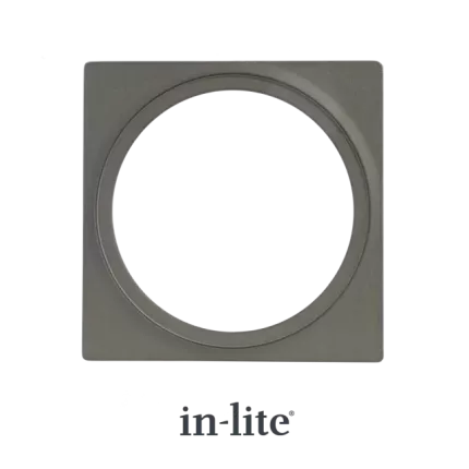 In-Lite PLATE 1 afdekplaat pearl grey geschikt voor Big Flux - Luna