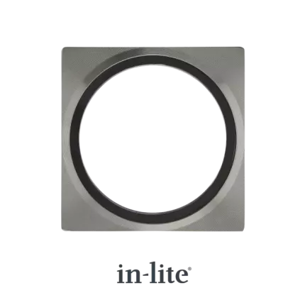 In-Lite PLATE 75 afdekplaat rvs geschikt voor Hyve - Fusion - Flux