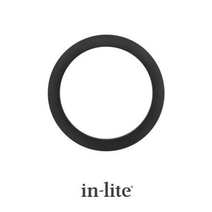 In-Lite RING 68 grondspot accessoire Black voor BOX 1 - PLATE 1