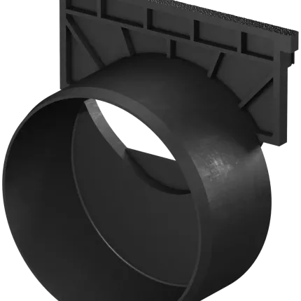 ACO Universele Eindplaat Voor Zijuitloop Spie Ø110mm