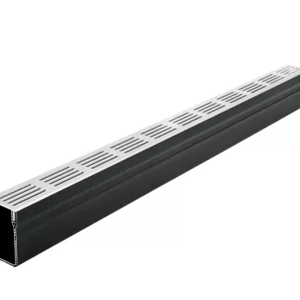 Stardrain Lijngoot Grijs / Aluminium 100x6,5x10cm