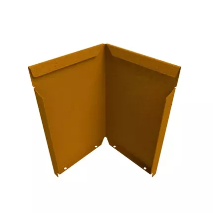 Flexline Borderrand Hoekstuk Cortenstaal 40cm
