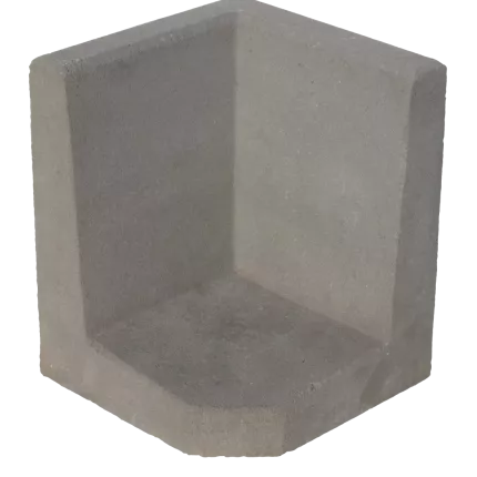Hoek L-element 50x40x40 Grijs
