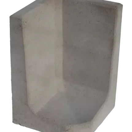 Hoek L-element 60x40x40 Grijs