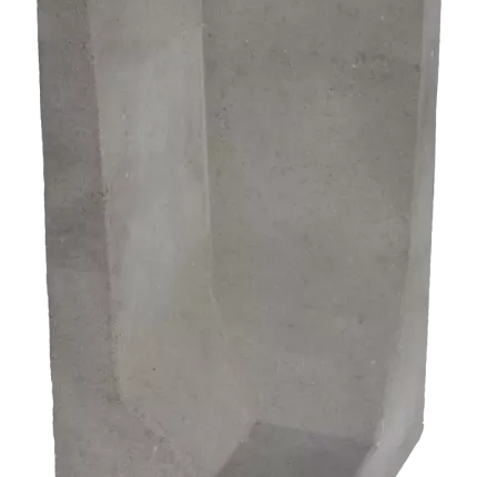 Hoek L-element 80x40x40 Grijs