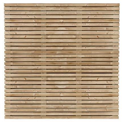 Tuinscherm grenen groen geïmpregneerd Oostende 180 x 180 cm