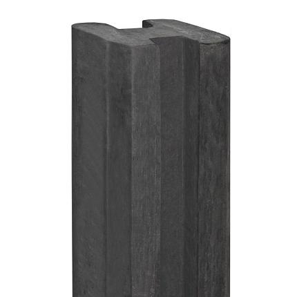 Berton©-E-sleufpaal Vecht antraciet 10 x 10 x 180 cm tussenmodel
