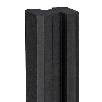 Berton©-E-sleufpaal Vecht antraciet gecoat 10 x 10 x 180 cm tussenmodel