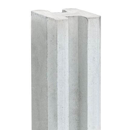 Berton©-E-sleufpaal Vecht wit/grijs 10 x 10 x 180 cm tussenmodel
