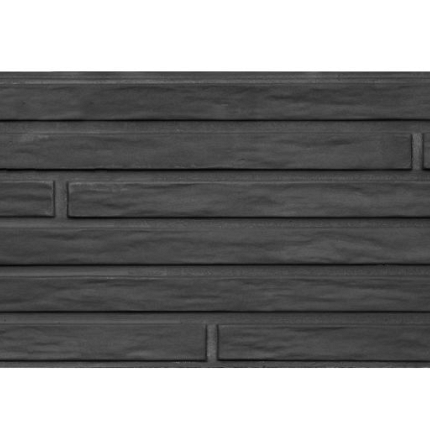 Berton©-motiefplaat smal, antraciet gecoat H26 x D4,8 x L184 cm Lungo