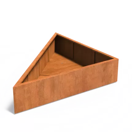 Triangle Plantenbakken Cortenstaal 1800 x 1800 x 400 mm Cortenstaal