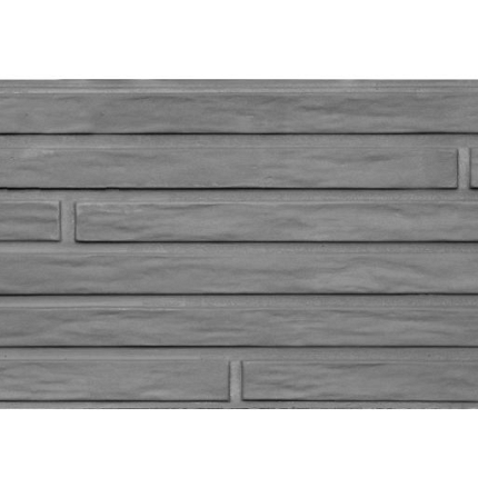 Berton©-motiefplaat smal antraciet H26 x D4,8 x L184 cm Lungo